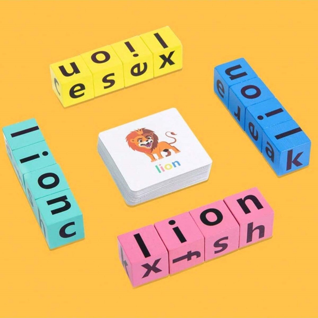 Board Game Quarto - Çocuklar için Alfabe Yazım Tahtası Oyunu,