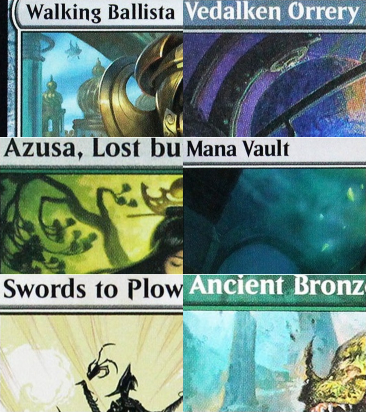 Board Game Vault - Holo [Mana Vault/Icetill Explorer/Barrowgoyf/Smothering Tithe] TCG