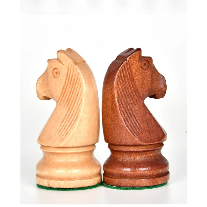 Chess Set Wooden - Satranç Seti 3,5-3,75 İnç, Ağırlıklı Manyetik