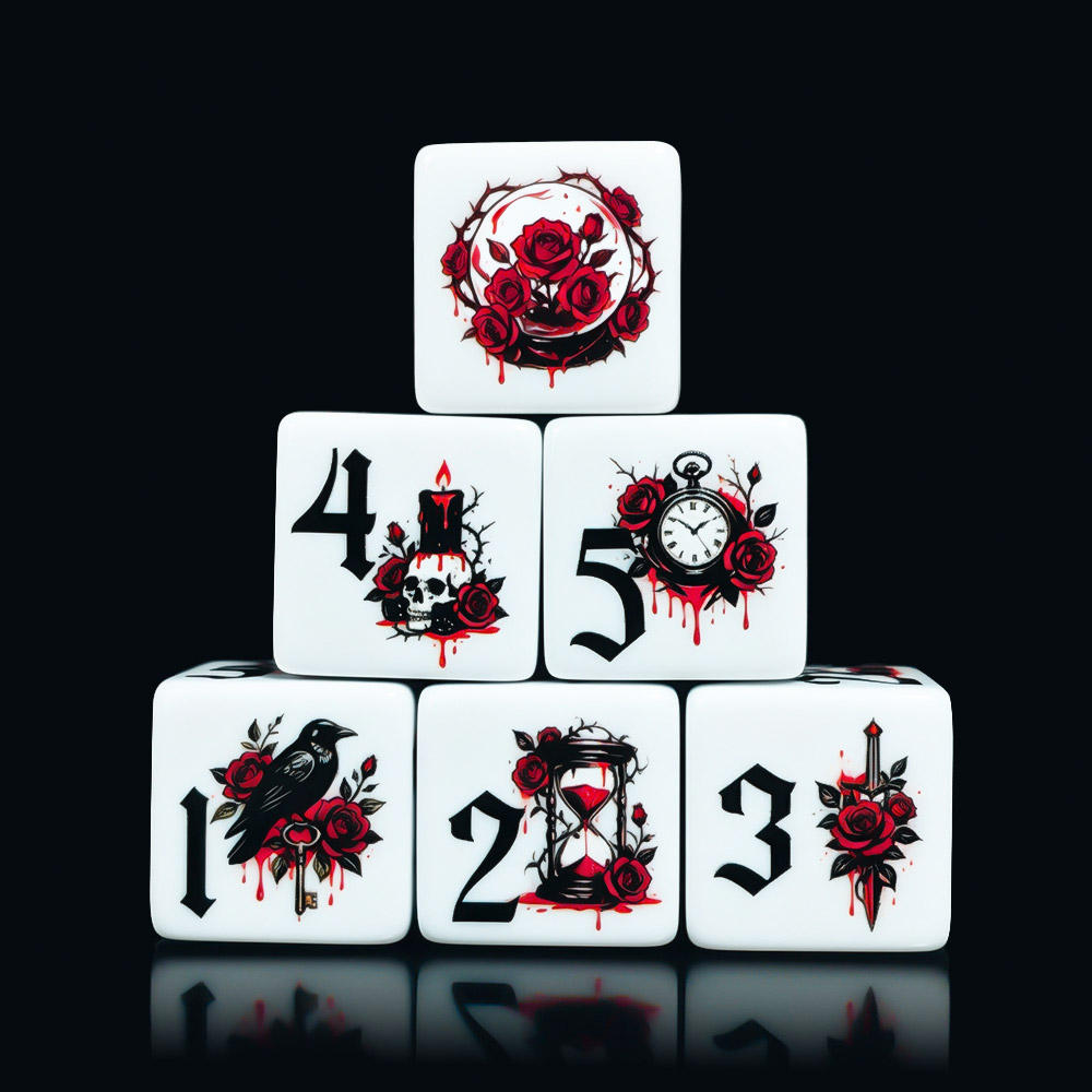 12 Adet Gotik Gül 16MM Baskılı - Board Game Arena incelemesi ve fiyatı