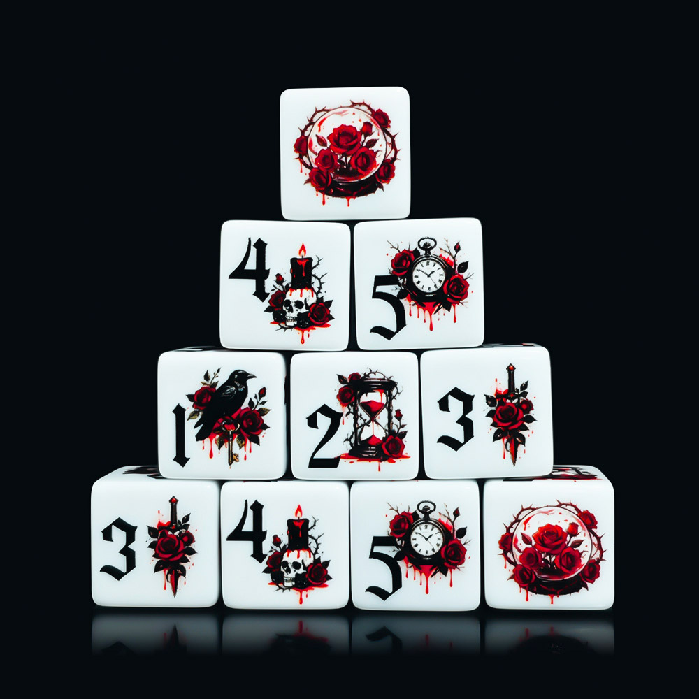 12 Adet Gotik Gül 16MM Baskılı - Board Game Arena incelemesi ve fiyatı