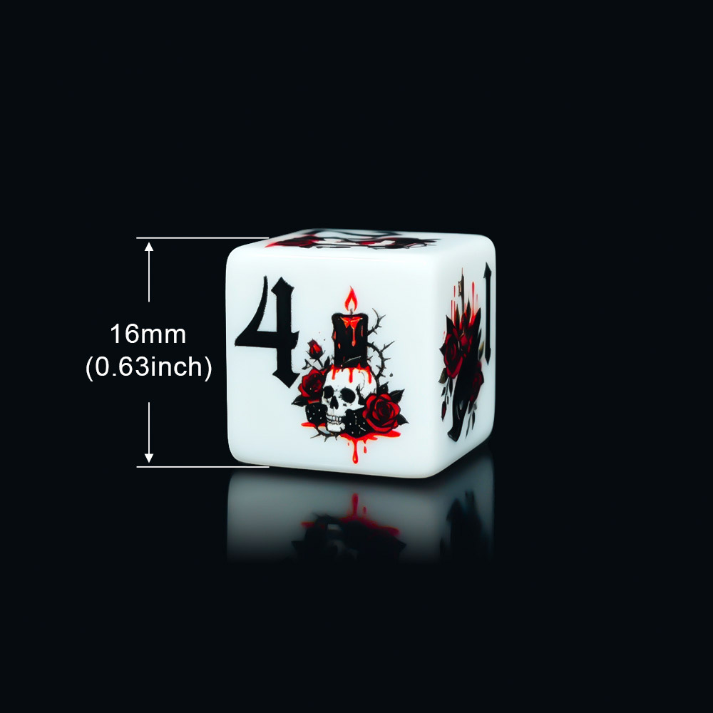 12 Adet Gotik Gül 16MM Baskılı - Board Game Arena incelemesi ve fiyatı