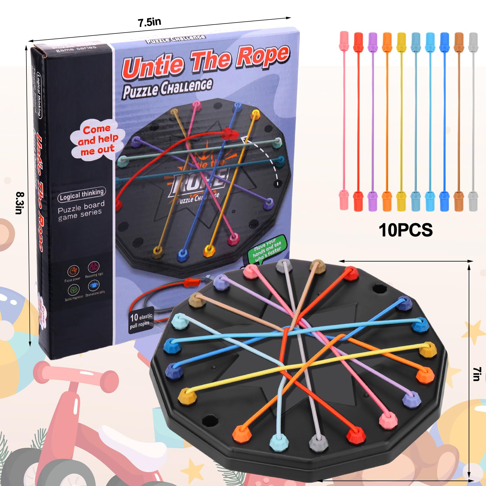 Çocuklar İçin Halatı Çözme Oyu - Board Game Quarto incelemesi ve fiyatı