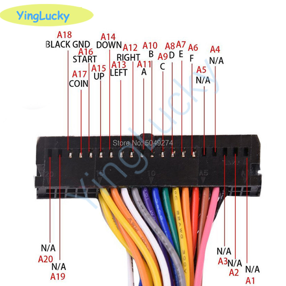 Arcade kabine 40-pin tel koşum - Board Game Path incelemesi ve fiyatı