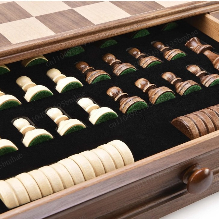 Ceviz ağacından yapılmış satra - Chess Set Wooden incelemesi ve fiyatı