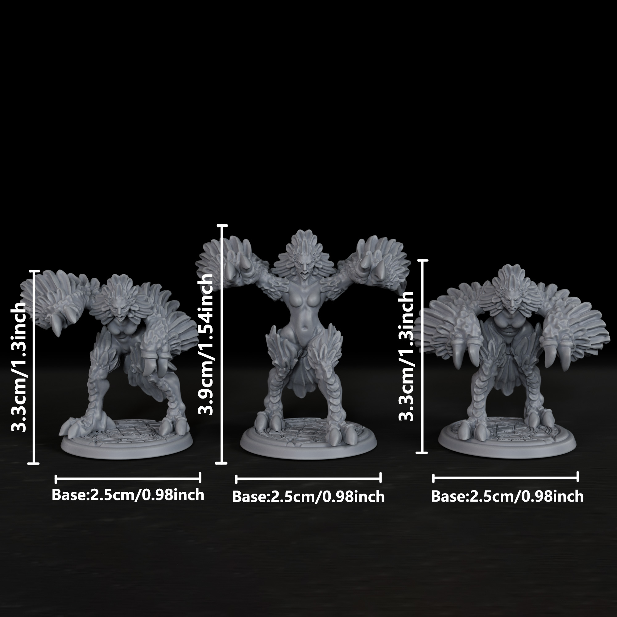 RPG Harpies Minyatür Figürü -  - Board Game Arena incelemesi ve fiyatı