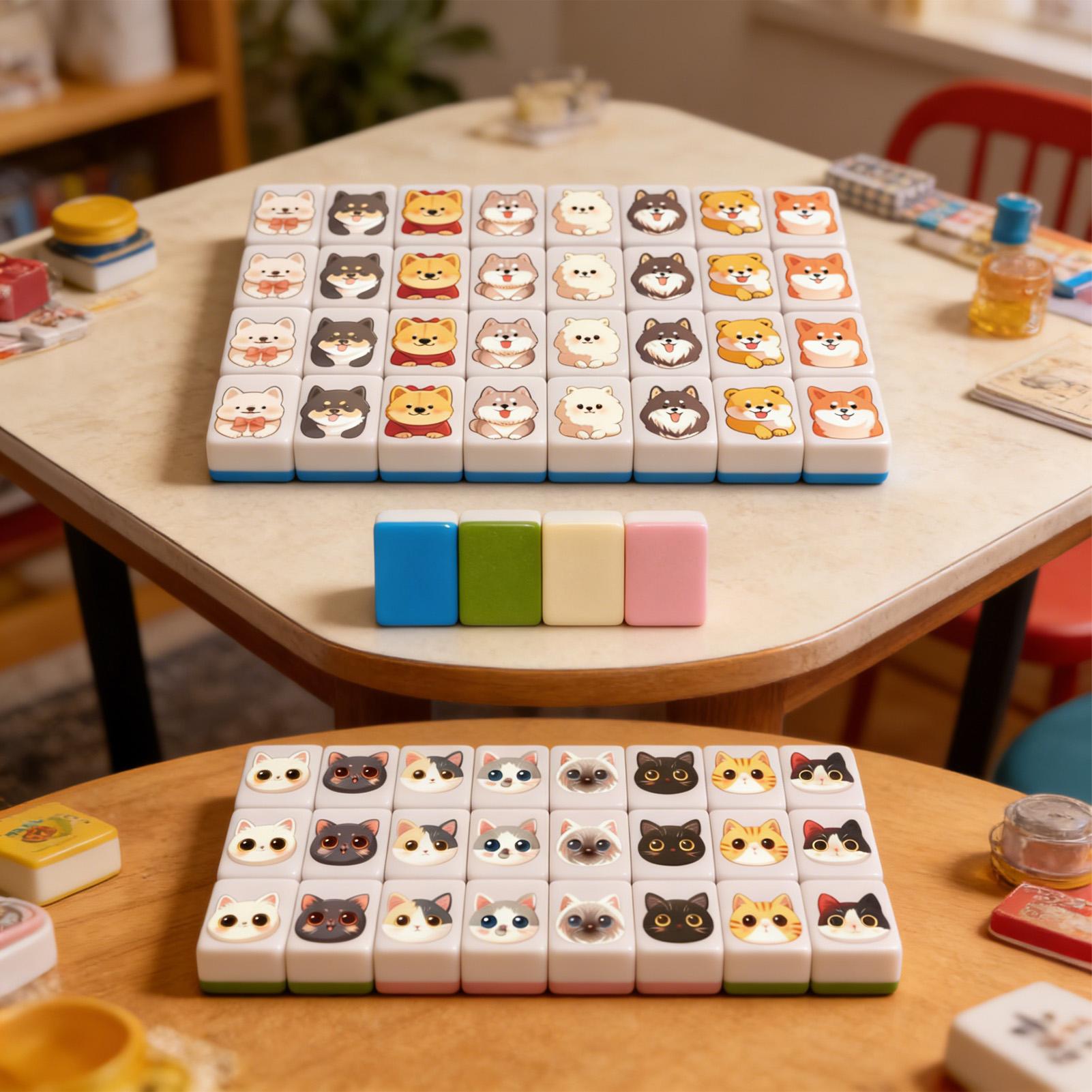 65 adet mini Mahjong tahta oyu - Board Game Mahjong incelemesi ve fiyatı