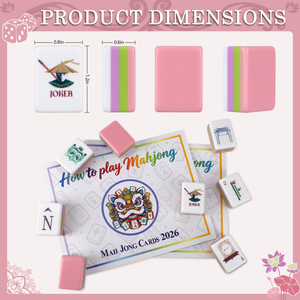 Yerli Stok Pembe Lüks Amerikan - Board Game Mahjong incelemesi ve fiyatı