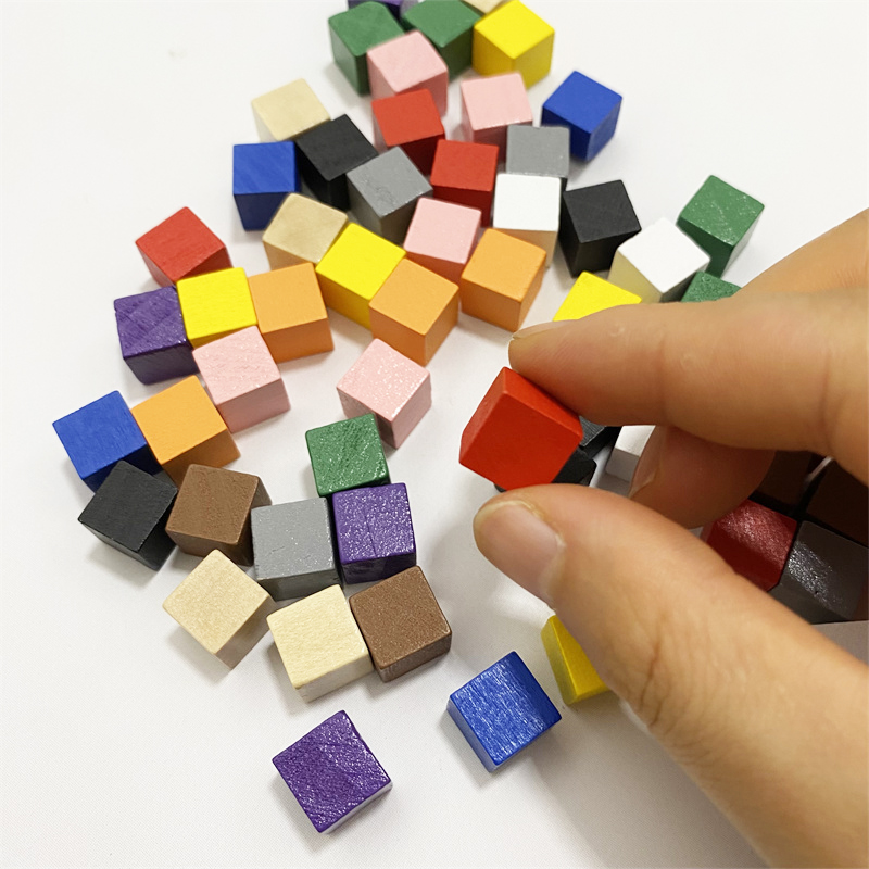 50 adet/grup 10mm Renkli Ahşap - Chess Set Wooden incelemesi ve fiyatı
