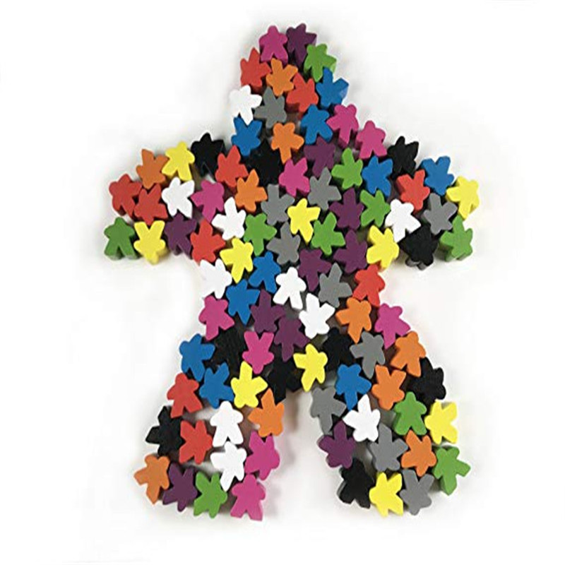 14 adet ahşap insansı Meeples  - Chess Set Wooden incelemesi ve fiyatı