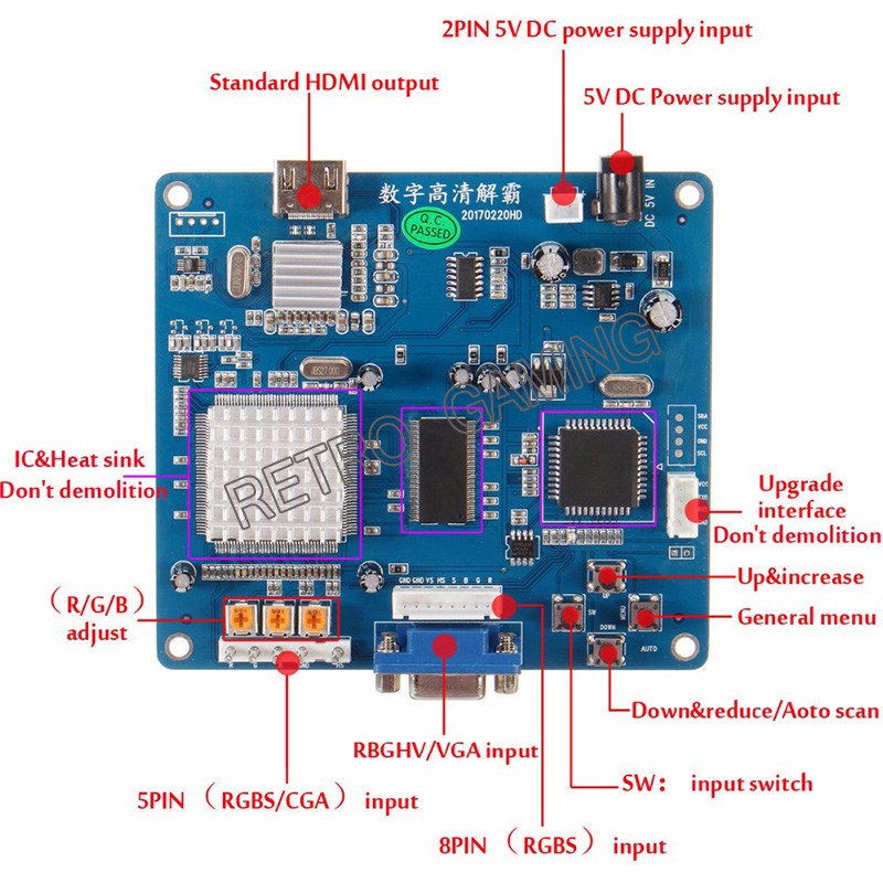 CGA TO HDMI Dönüştürücü RGBS / - Board Game Path incelemesi ve fiyatı